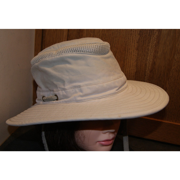 Tilley Other - Tilley Airflow Hikers Hat Sun Cap Size 7 1/4 Tan Beige Camping Outdoors Canada